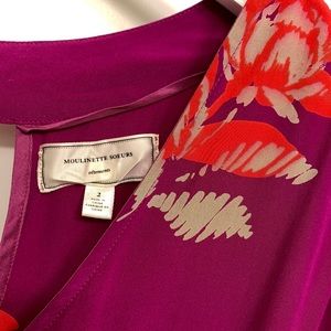 Anthropologie silk dress.